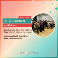 Susitikimas su networking’o ekspertėmis Šiauliuose (04.10)