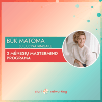 3 mėn. MasterMind programa „BŪK MATOMA“ su Liucina Rimgaile