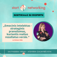 Susitikimas su ekspertu – Emocinis intelektas – strateginis pranašumas, kuriantis realius rezultatus versle