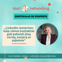 Susitikimas su ekspertu – LinkedIn moterims: kaip vienas kontaktas gali pakeisti jūsų verslą, karjerą ar pajamas