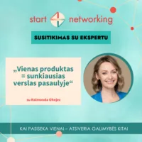 Susitikimas su ekspertu – Vienas produktas = sunkiausias verslas pasaulyje